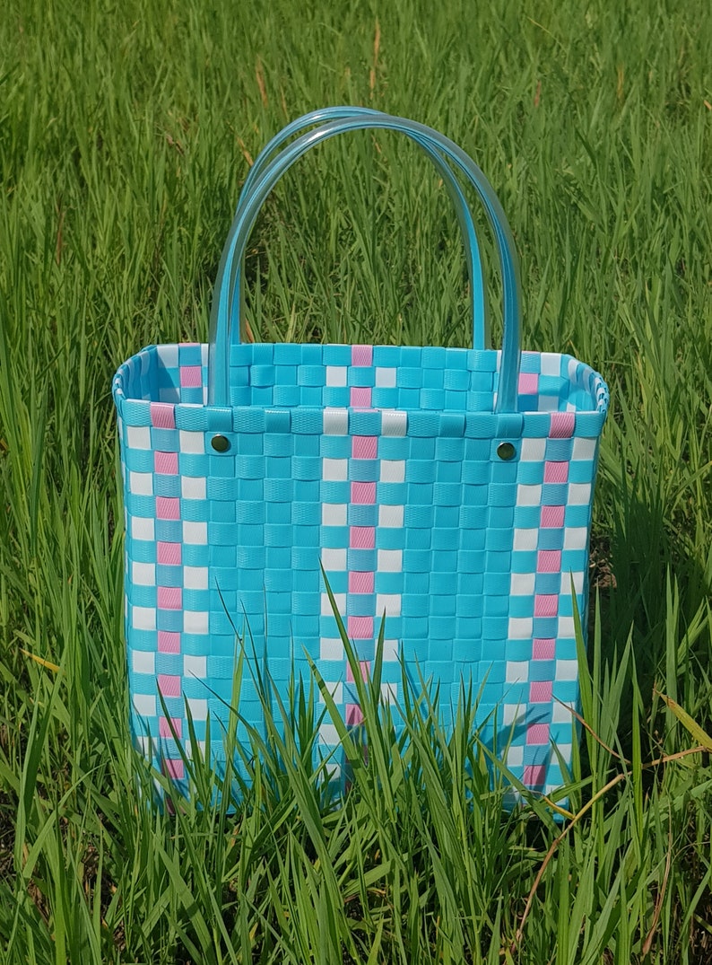 Borsa In Tela Reversibile Doppia Faccia - 40x36 Cm, Cotone, Per Donna E Bambini, Multiuso - Foto 6