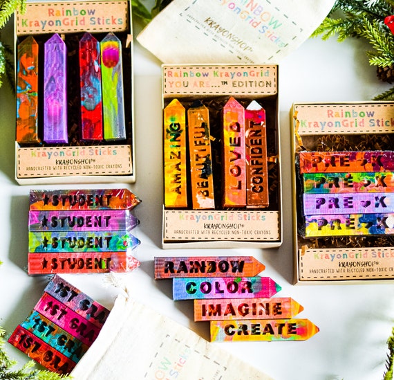 Personalized Oversized Crayons, Custom Crayon Packs, Homemade