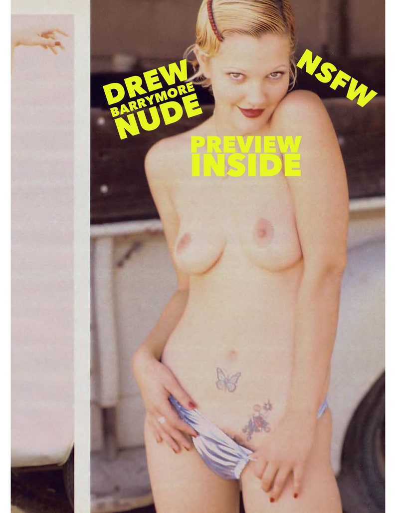 Drew Barrymore Nude Playboy Photos Pages Vintage Actress image 0.