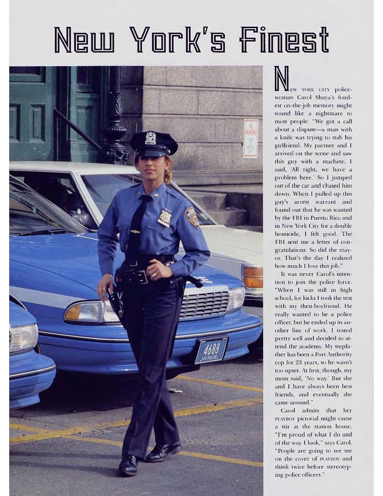 Nude Police Woman Playboy Photos Vintage Wall Art Decor Etsy