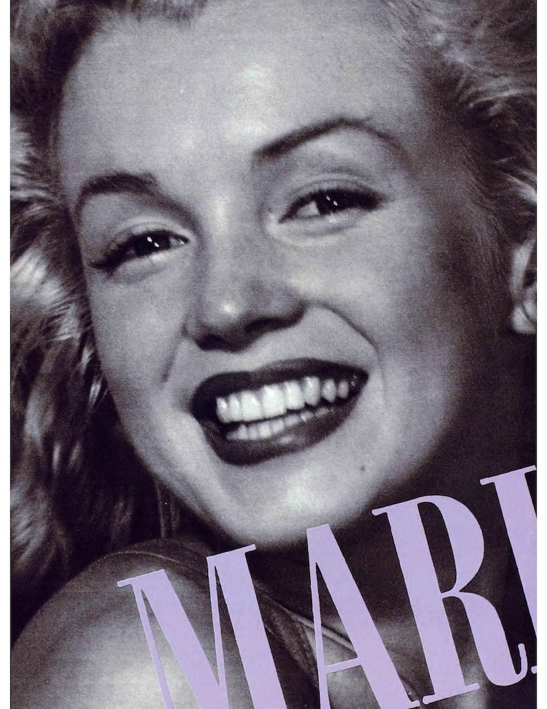 Marilyn Monroe Nude Playboy Photos Playmate of the Month Etsy