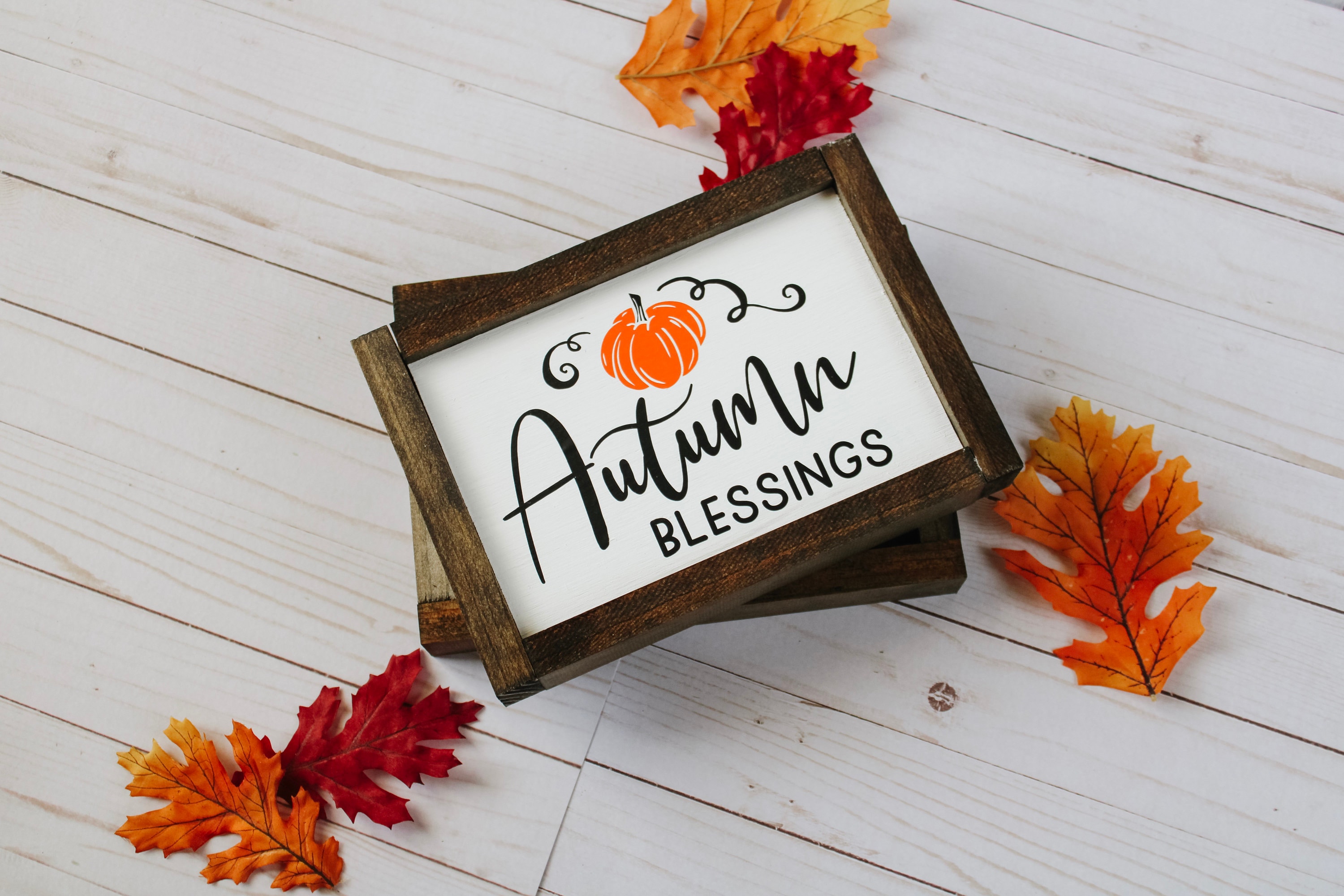 Fall Season Help Sign Fall Decor | Fall Signs | Pumpkin Farm Sign | Autumn Blessings Sign ...