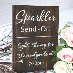 Sparklers Send Off Sign | Wedding Sparklers Sign | Wedding Reception Signs | Wedding Reception Decor | Sparklers Sign for Wedding
