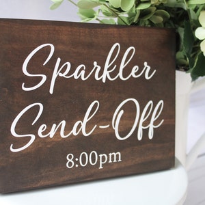 Sparklers Send Off Sign | Wedding Sparklers Sign | Wedding Reception Signs | Wedding Reception Decor | Sparklers Sign for Wedding
