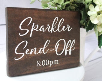 Sparklers Send Off Sign / Wedding Sparklers Sign / Wedding Reception Signs / Wedding Reception Decor / Sparklers Sign for Wedding