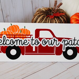 Fall Decor / Fall Signs / Football and Fall Yall Sign / Gather Sign / Benvenuti nel nostro Patch Sign / Fall in Love Sign / Fall Wood Signs Welcome to our Patch
