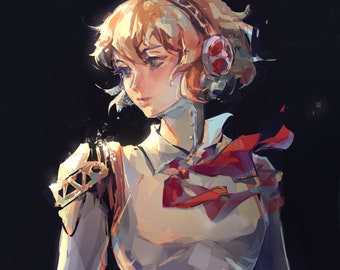 Aigis / Persona 3 Recarga - Impresión de arte de 5"x7"