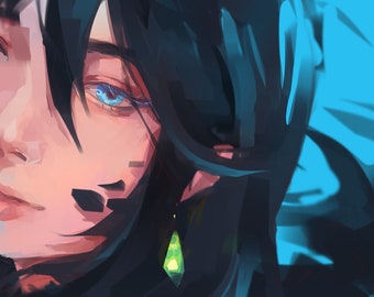 Howl - 4&quot;x6&quot; Howl&#39;s Moving Castle mini print