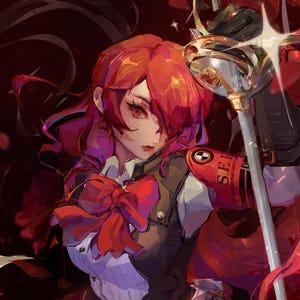Mitsuru Kirijo | Persona 3 Reload - Impression d'art 5 x 7 pouces