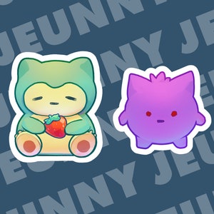 derpy mon | glossy diecut vinyl stickers