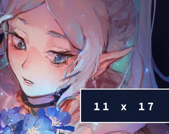 11x17 Frieren Impresión / Sousou no Frieren Cartel