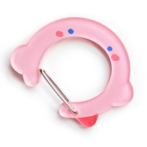 Kirby Acrylic Carabiner | 2&quot; x 2&quot;