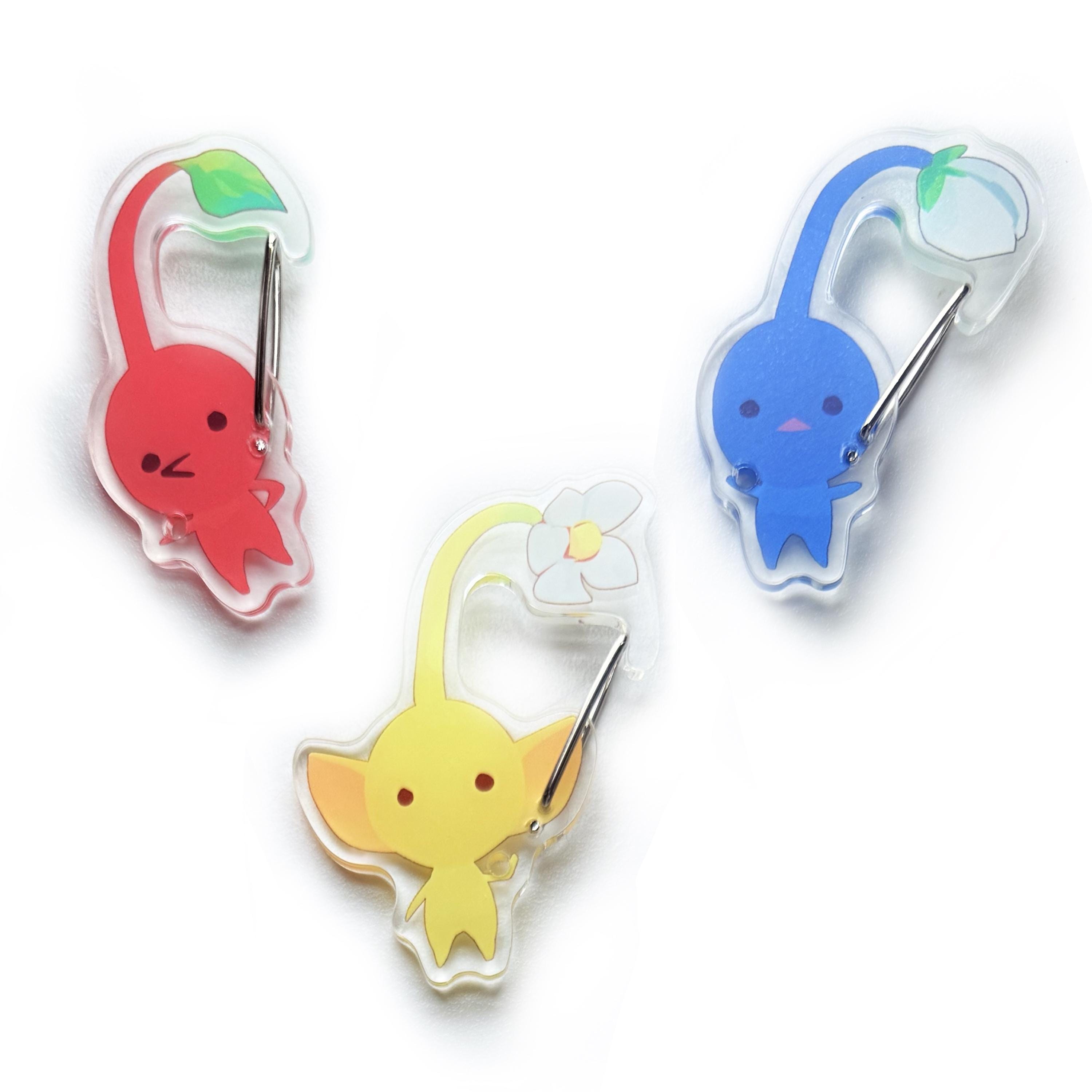 Pikmin Acrylic Carabiners | 2