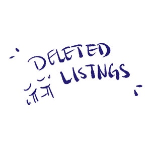 Deleted Listings
