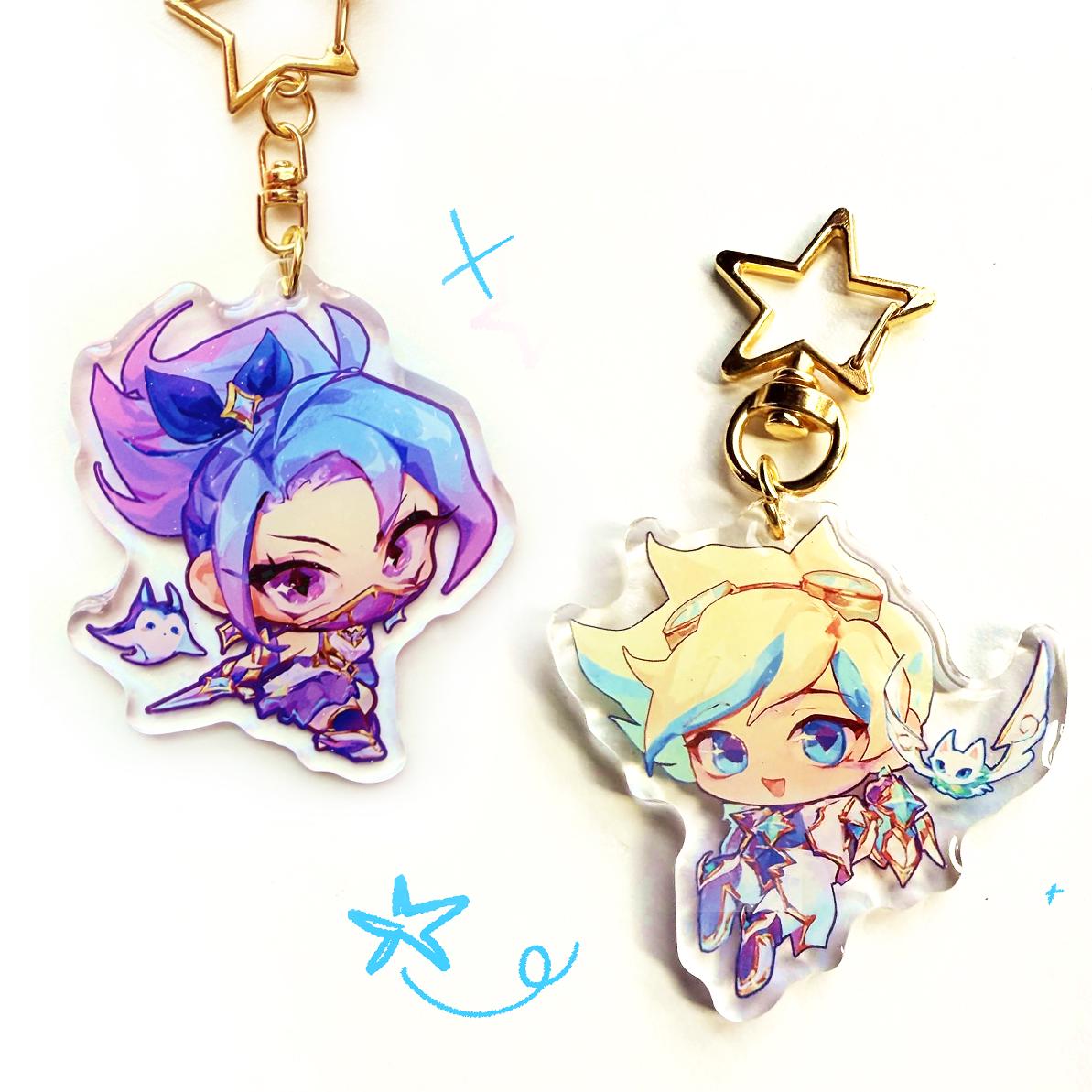 Chibi SG Akali and Ezreal | 2