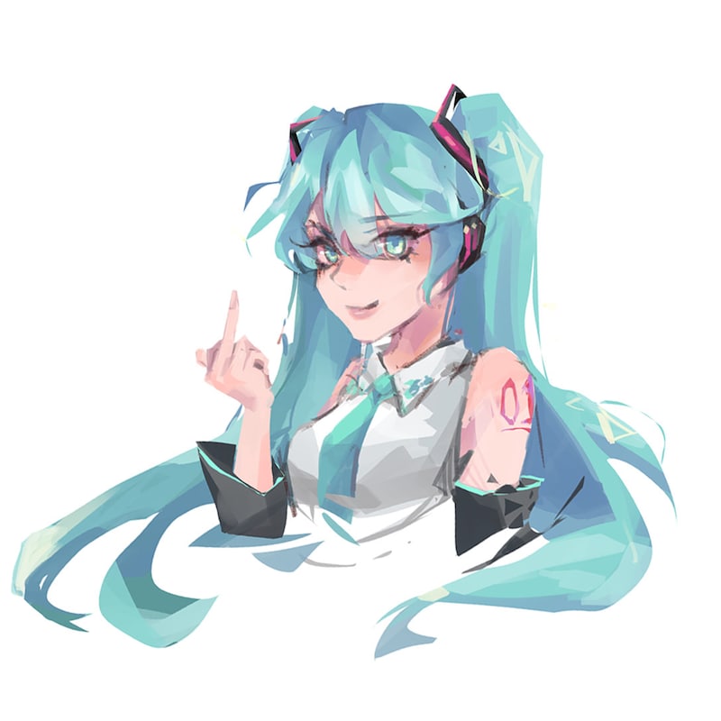 Pink Hatsune Miku - Etsy