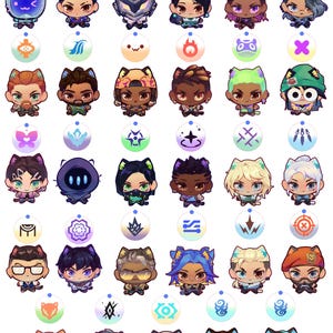 Mini Valornyant Phone Charms 2 | 1.25" Single-sided Epoxy Keychain