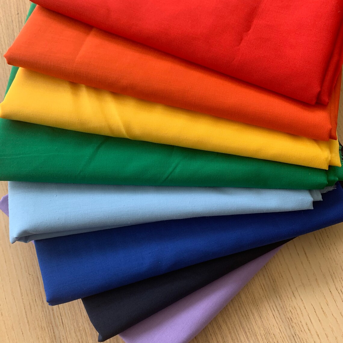 60 Wide Solid Cotton Poly Broadcloth Fabric Great for Face Etsy