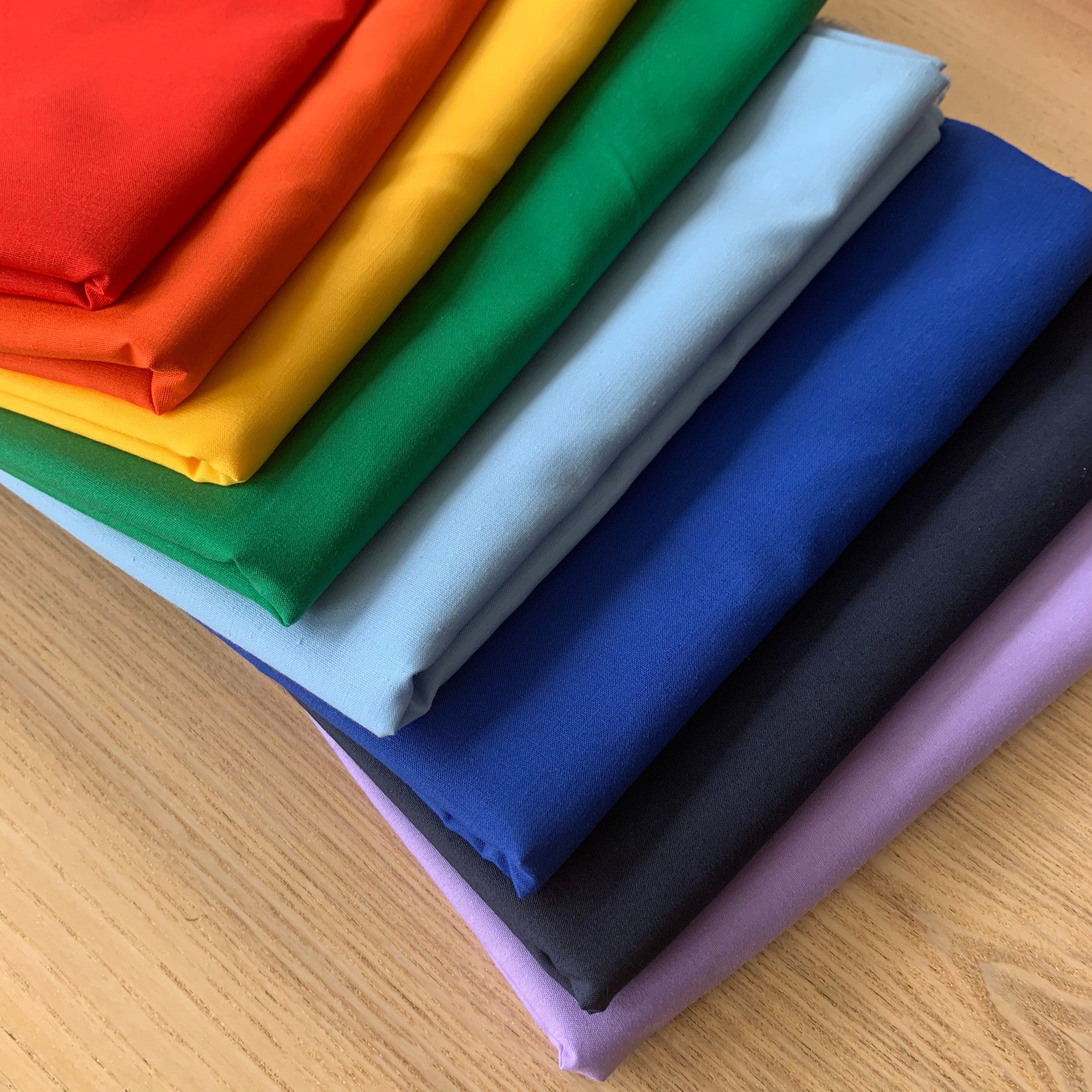 60 Wide Solid Cotton Poly Broadcloth Fabric Great for Face Etsy