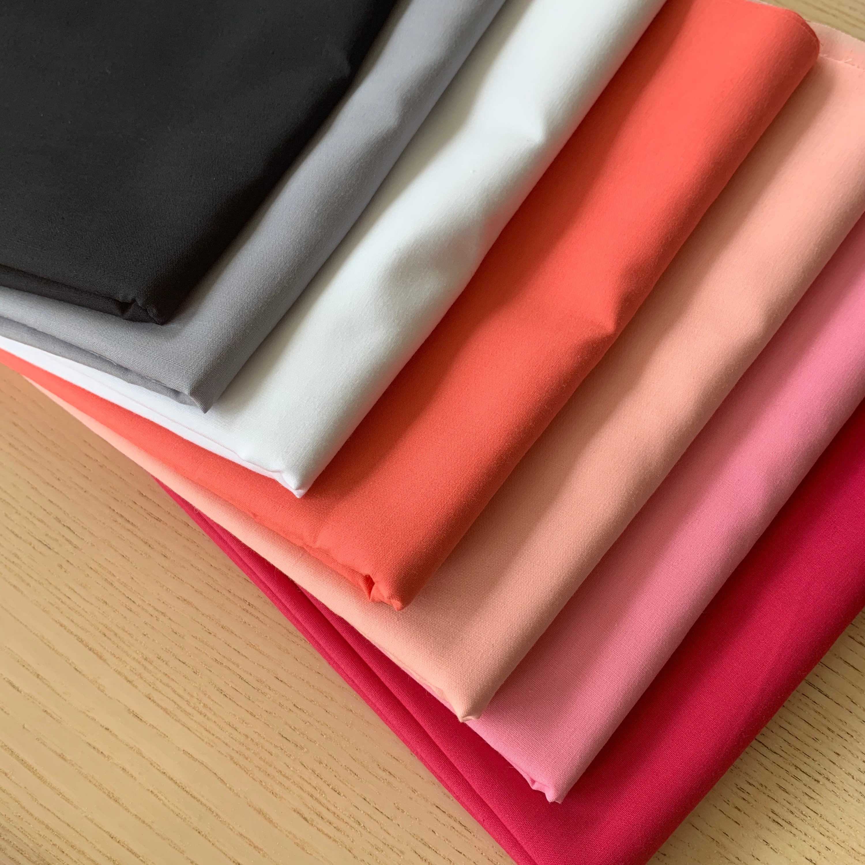 60 Wide Solid Cotton Poly Broadcloth Fabric Great for Face Etsy