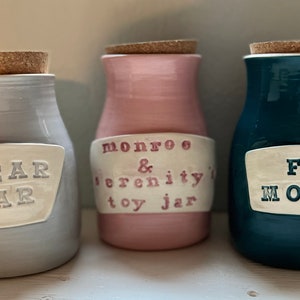 Money jar, piggy bank, customizable savings jars with cork top, any color, any saying, swear jar, MADE TO ORDER image 10