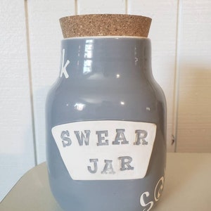 Money jar, piggy bank, customizable savings jars with cork top, any color, any saying, swear jar, MADE TO ORDER image 4