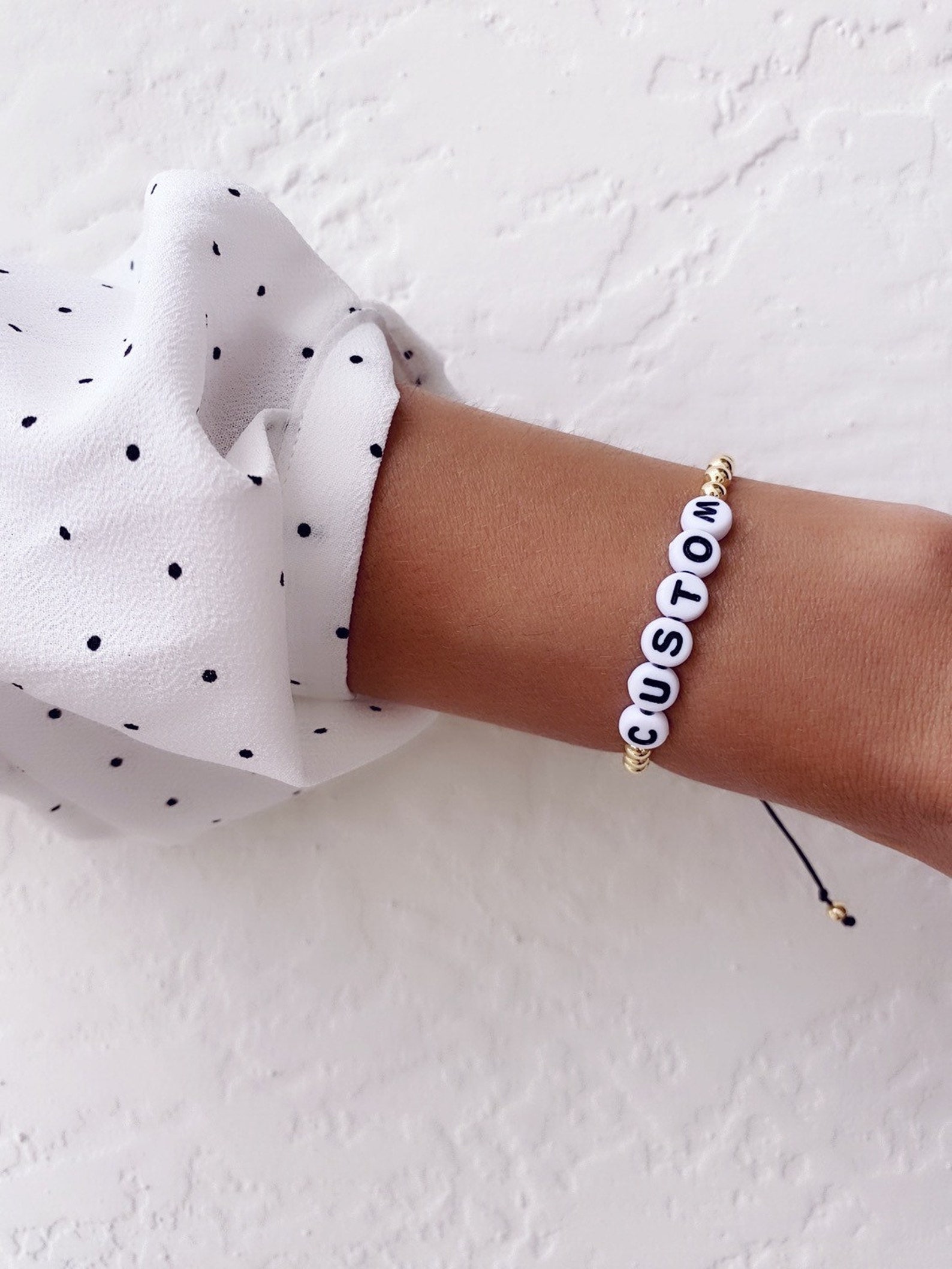 Bracelet de mot personnalisé bracelet personnalisable Etsy