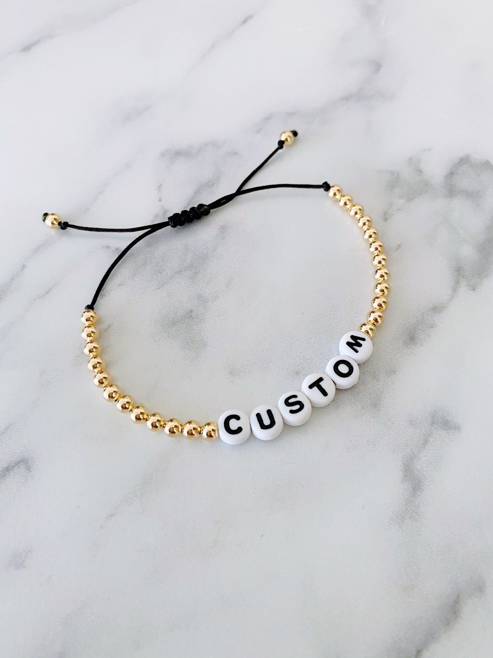 Bracelet de mot personnalisé bracelet personnalisable Etsy