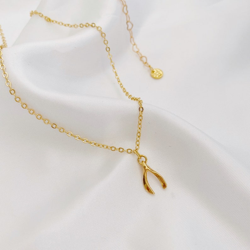 Gold Coin Necklace Layering Necklace Evil Eye Necklace Lucky Charm Necklace