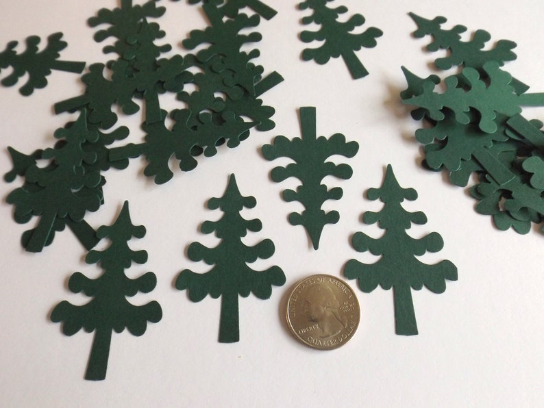 Die Cut Trees Tree Die Cuts Trees Pine Trees Tree Cut Etsy