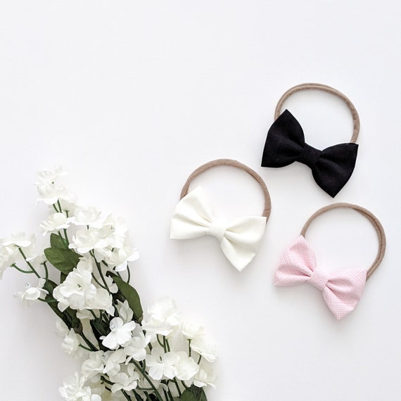 newborn bows etsy