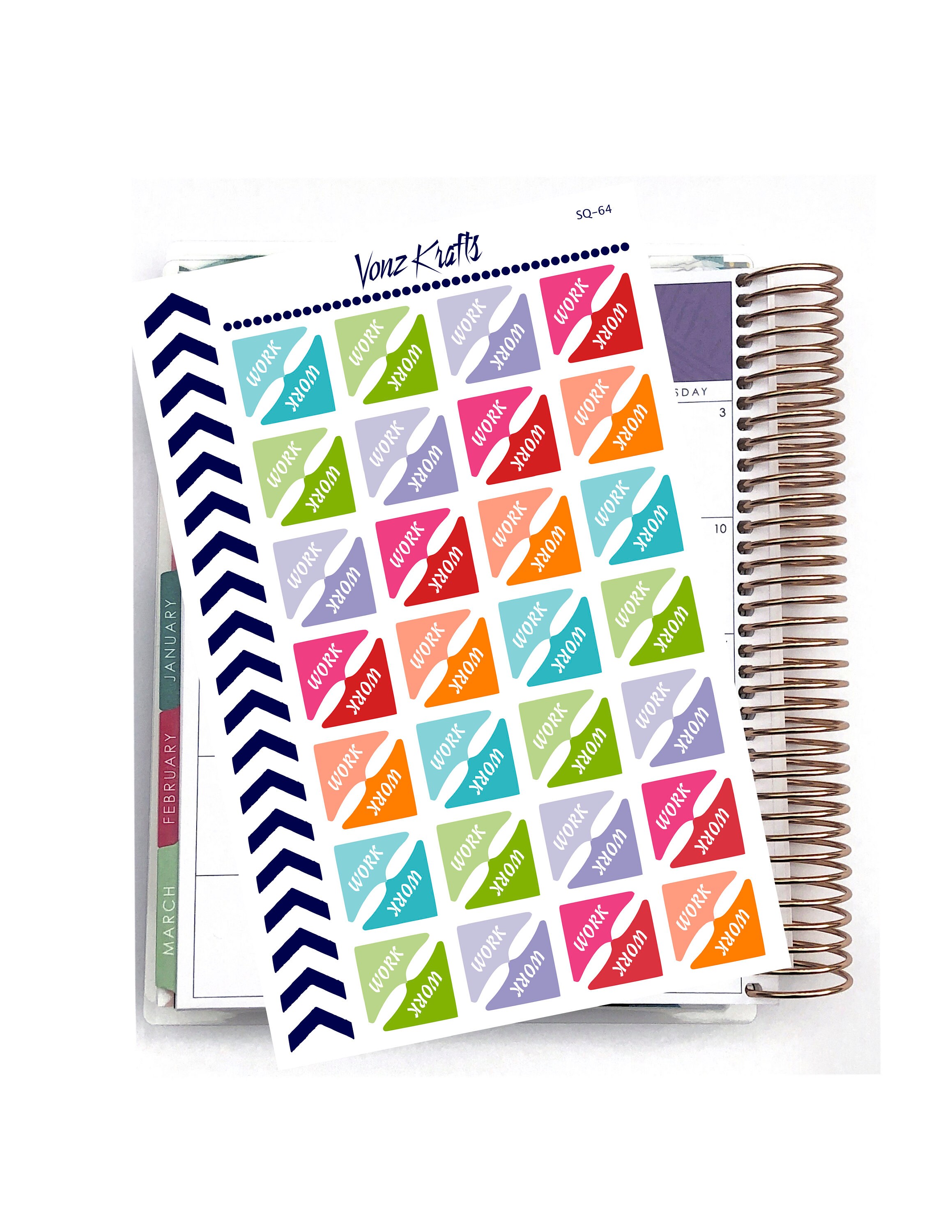 Work Corner Planner Stickers Work Stickers Reminder | Etsy