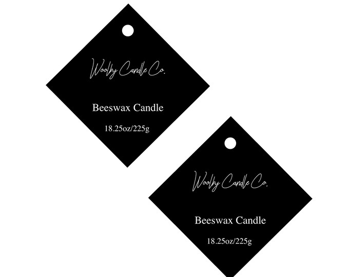 Custom Diamond Shape Hanging Tags, Card Stock Hanging Tags, Labels for ...