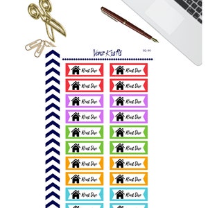Rent Due Planner Stickers, Rent Reminder Stickers, Pay Bill Stickers ...