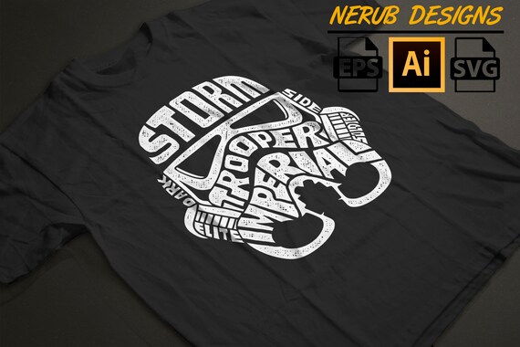 Download Star Wars Trooper Stormtrooper Lines Vector Svg Eps Screen Etsy