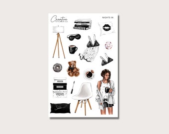 Nights In Decorative Planner Sticker Sheet