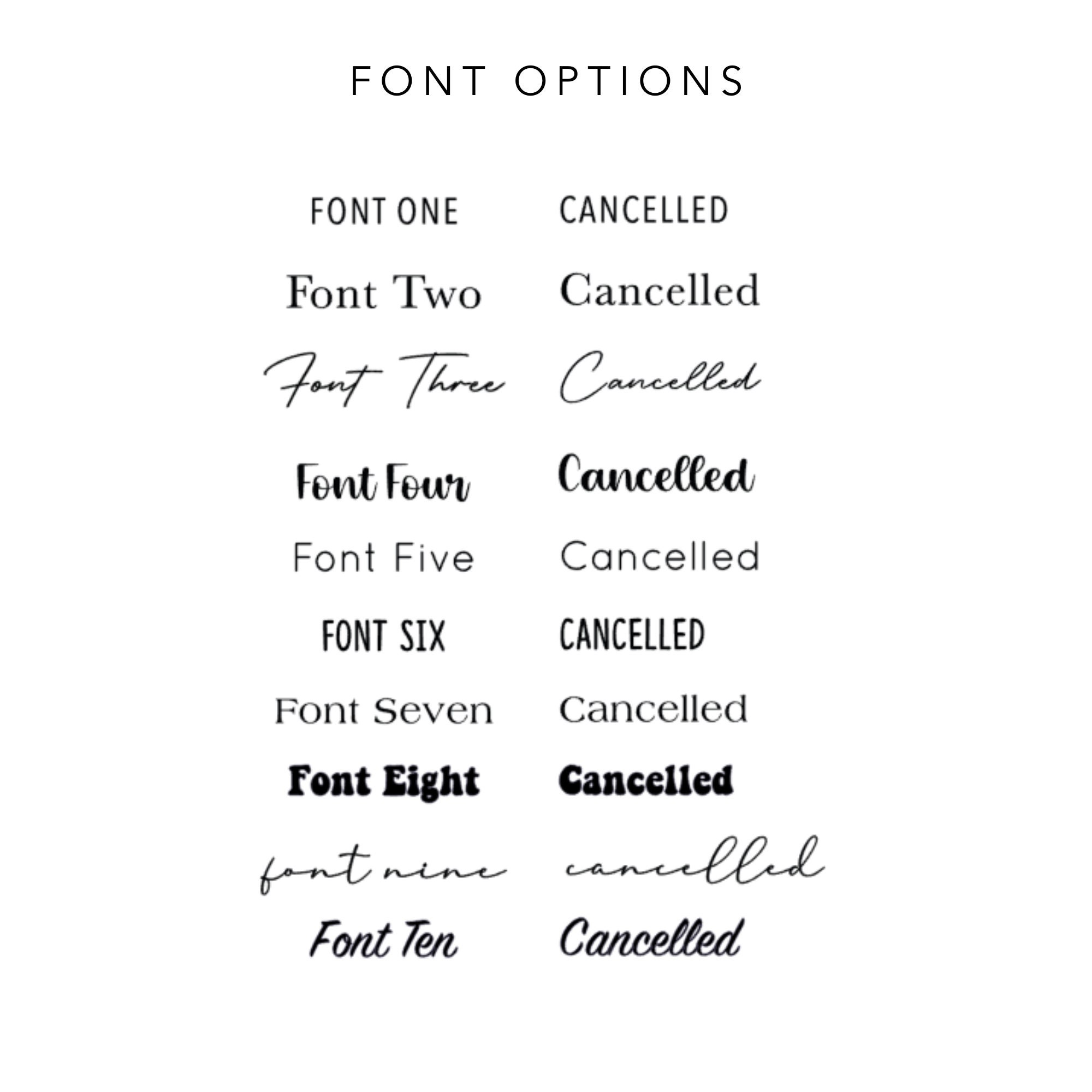Canceled Script Cancelled Script Planner Sticker Sheet - Etsy