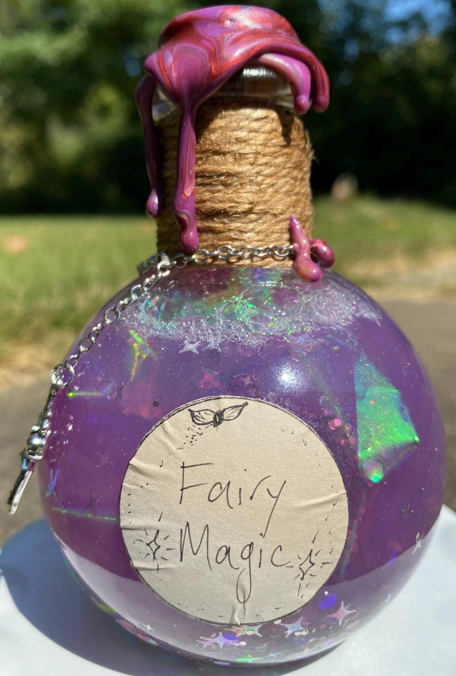 Fairy Magic Potion Bottle - Fantasy Apothecary Bookshelf Decor - Etsy