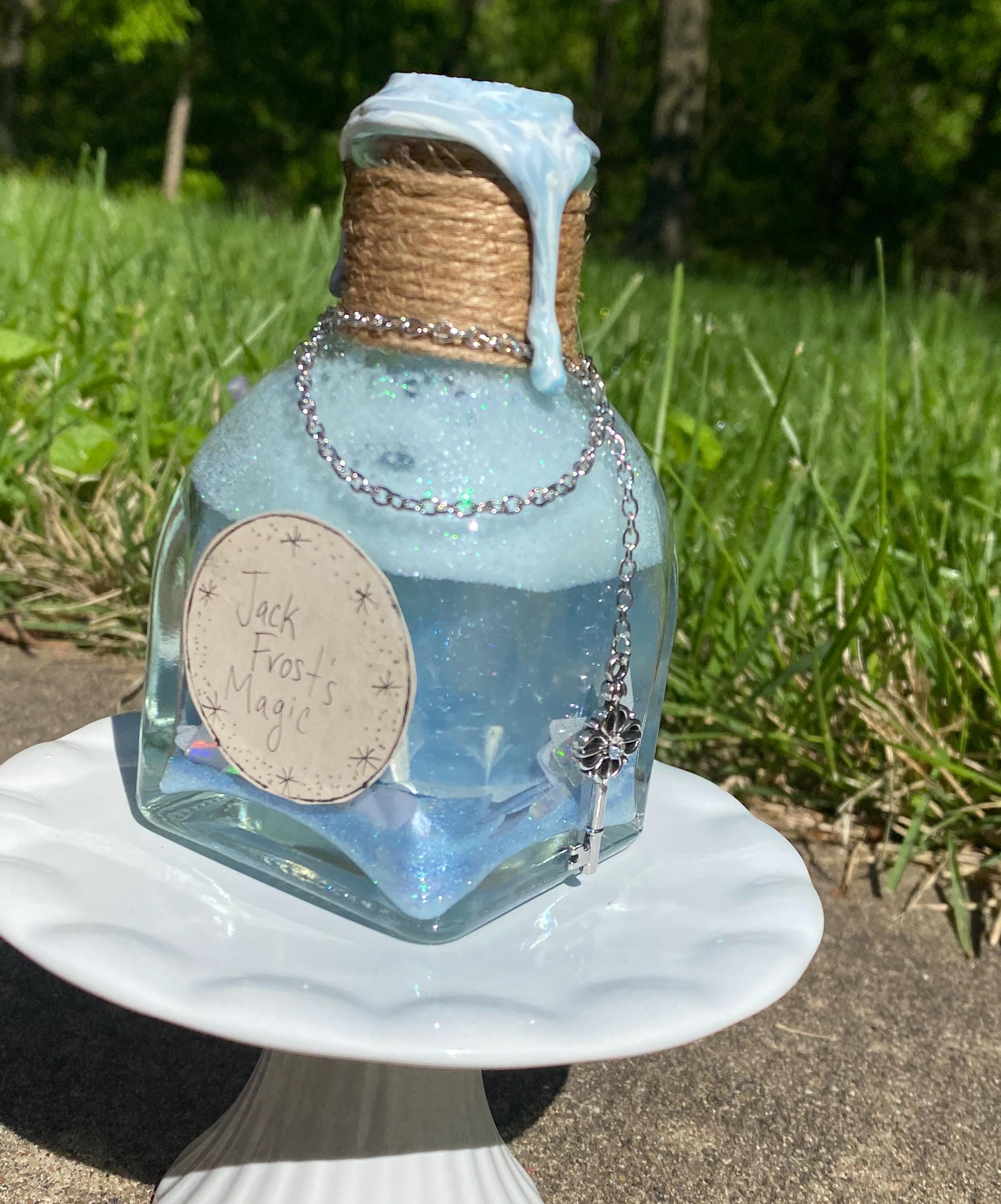 Jack Frost's Magic Potion Bottle - Bookshelf Decor, Charms, Medieval