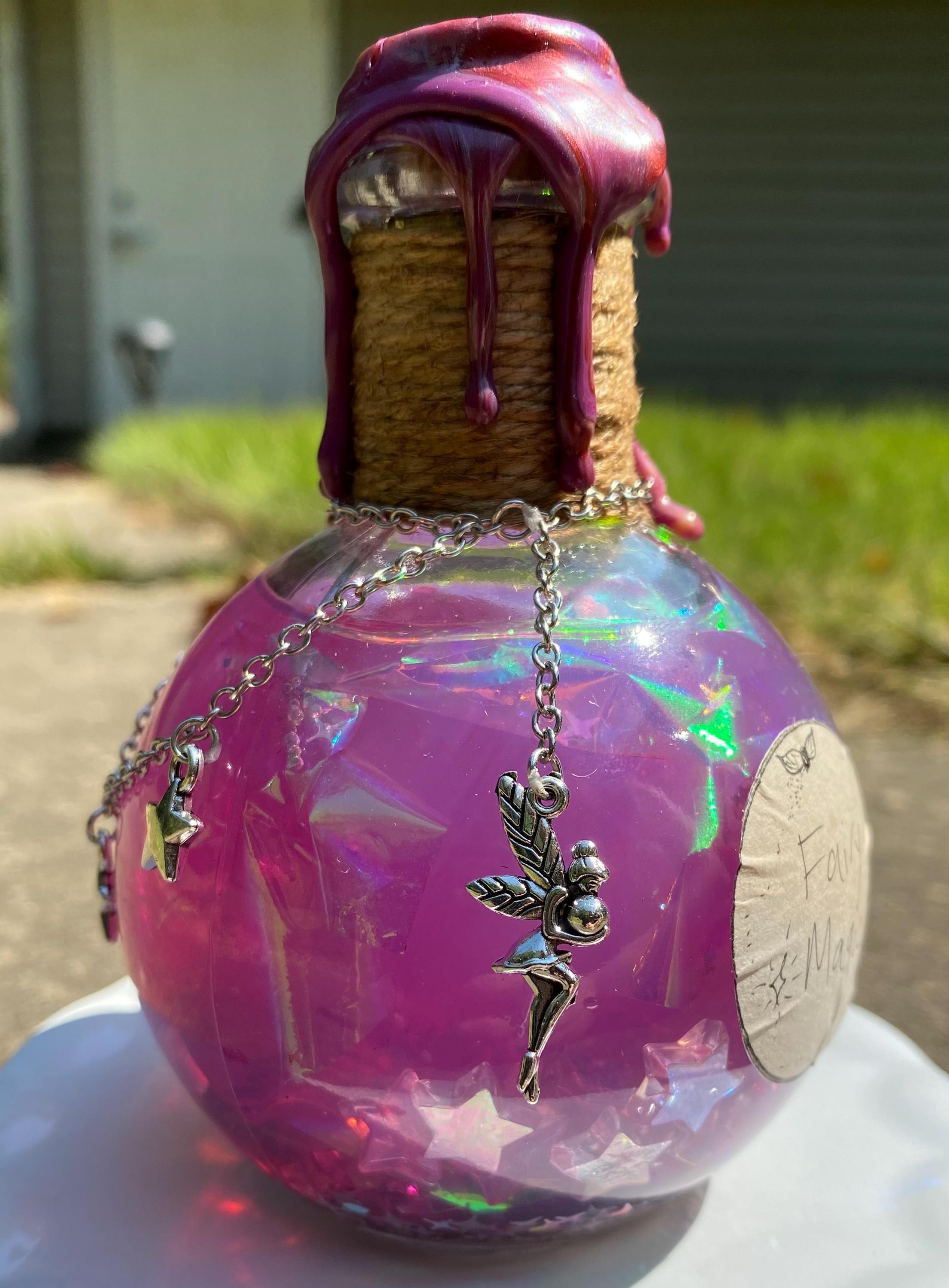 Fairy Magic Potion Bottle - Fantasy Apothecary Bookshelf Decor - Etsy