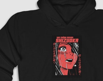 sad anime girl hoodie