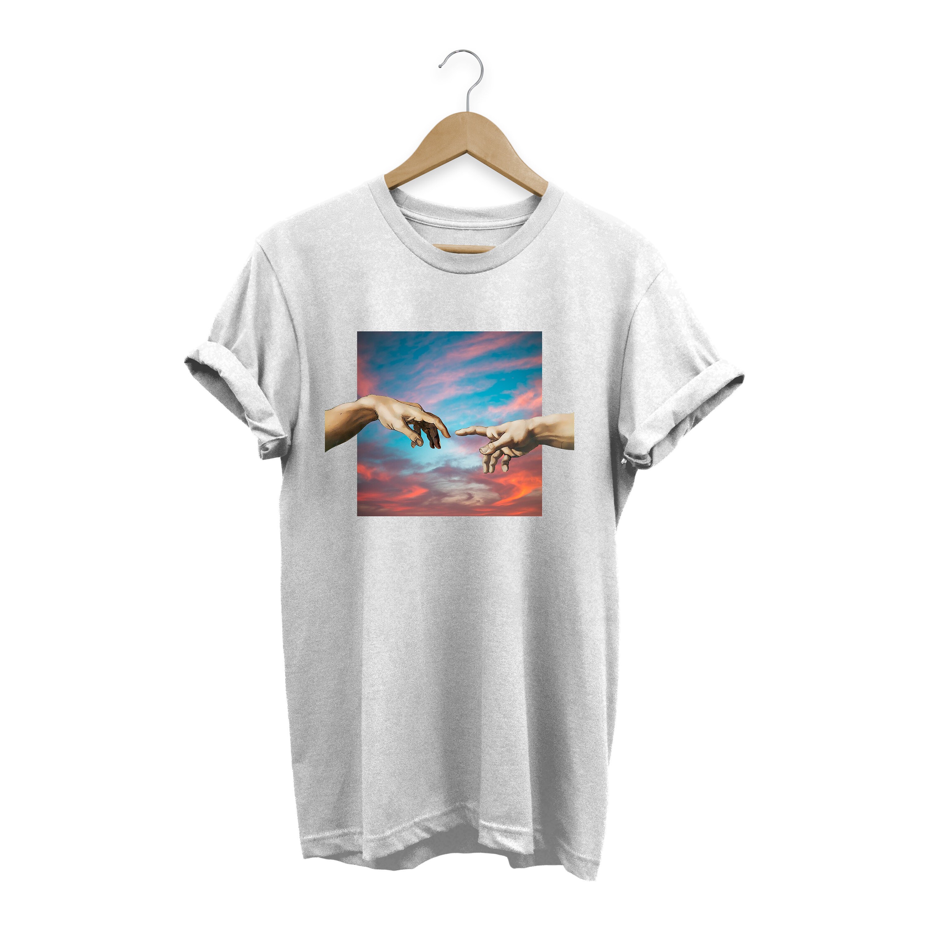 Creation of Adam shirt Michelangelo shirt Renaissance shirt | Etsy