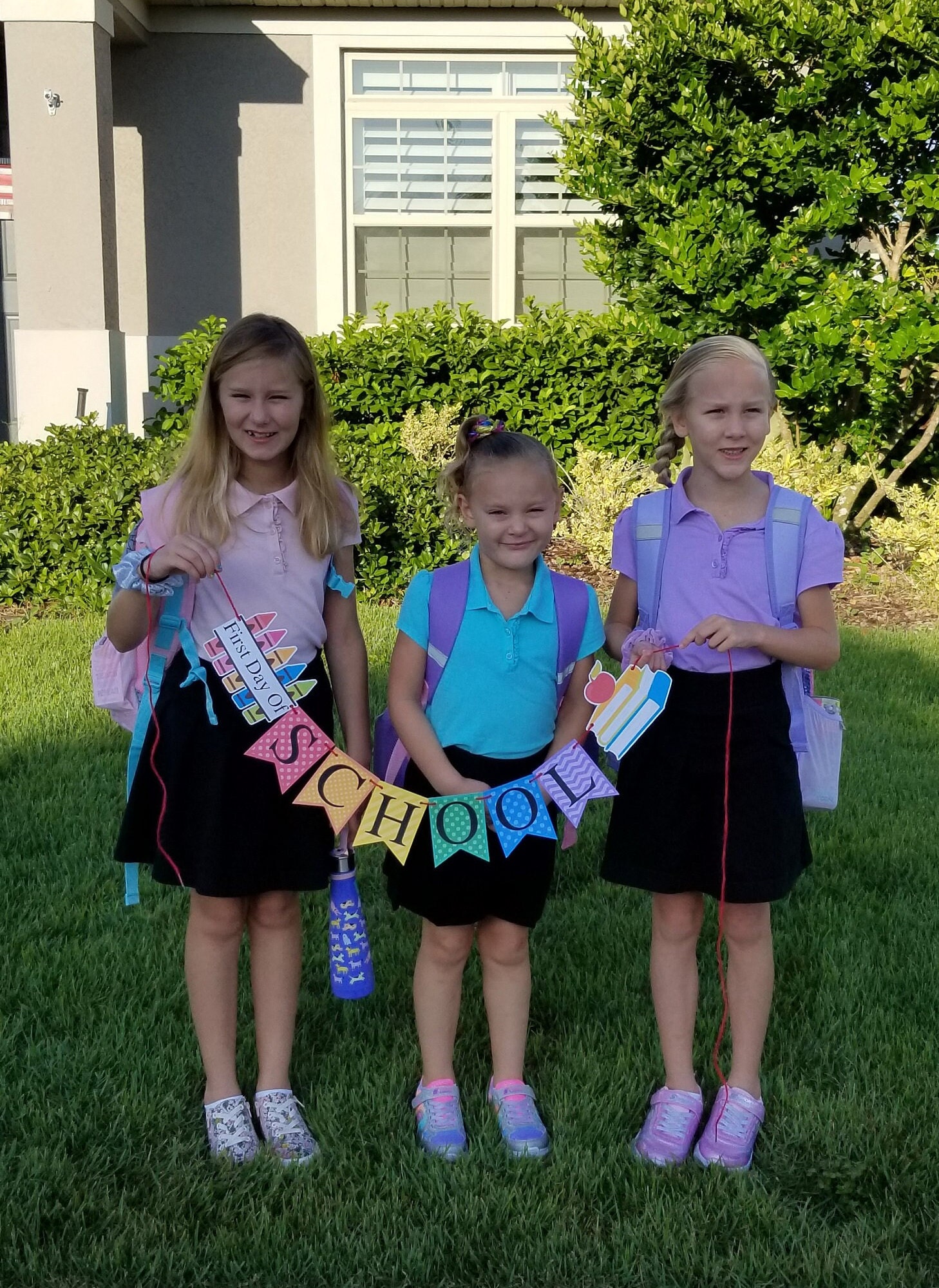 First/Last Day of School Banner: Back to School Classroom Photo Banner, School Picture Photographer Prop | Fully Assembled