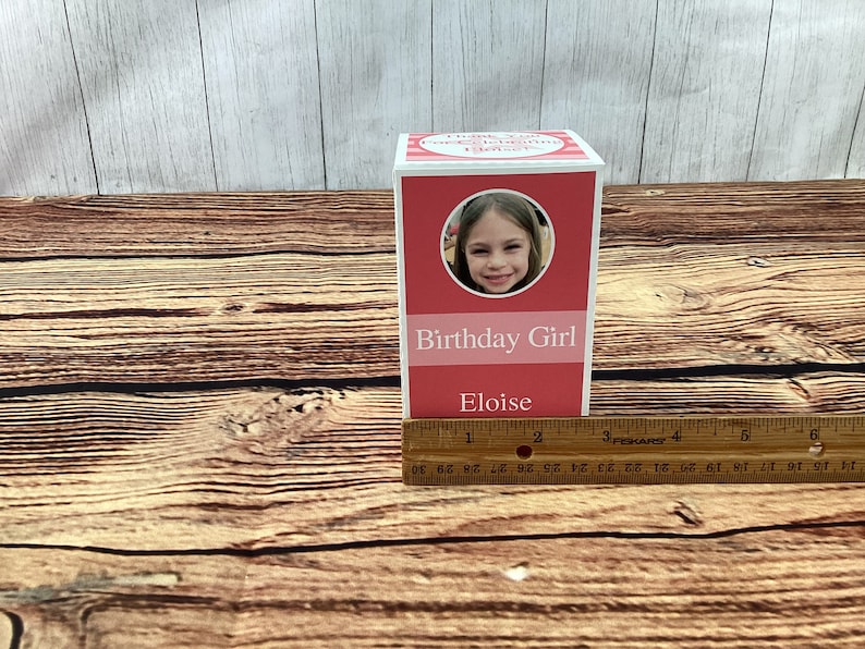 Birthday Girl Party Favor Boxes Personalized Gift Boxes With Etsy