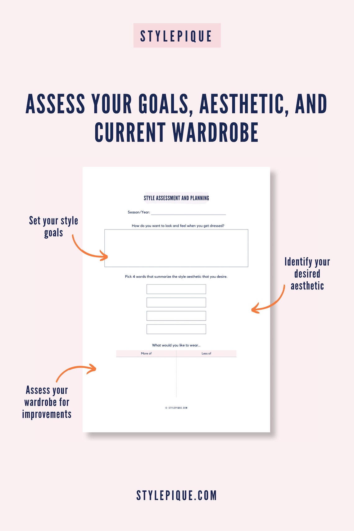 Smart Style Printable Shopping Planner Worksheets - A4, A5, US Letter ...