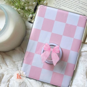 Pink bow MagSafe Kindle Grip | Coquette | Kindle Holder | Kindle Accessories | Phone Holder | Ereader accessories | Bookish gifts for her