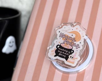 Halloween MagSafe Kindle Grip | witch Kindle Holder | Kindle case Accessories | Phone Holder | Ereader | Bookish gifts, boo basket | spooky