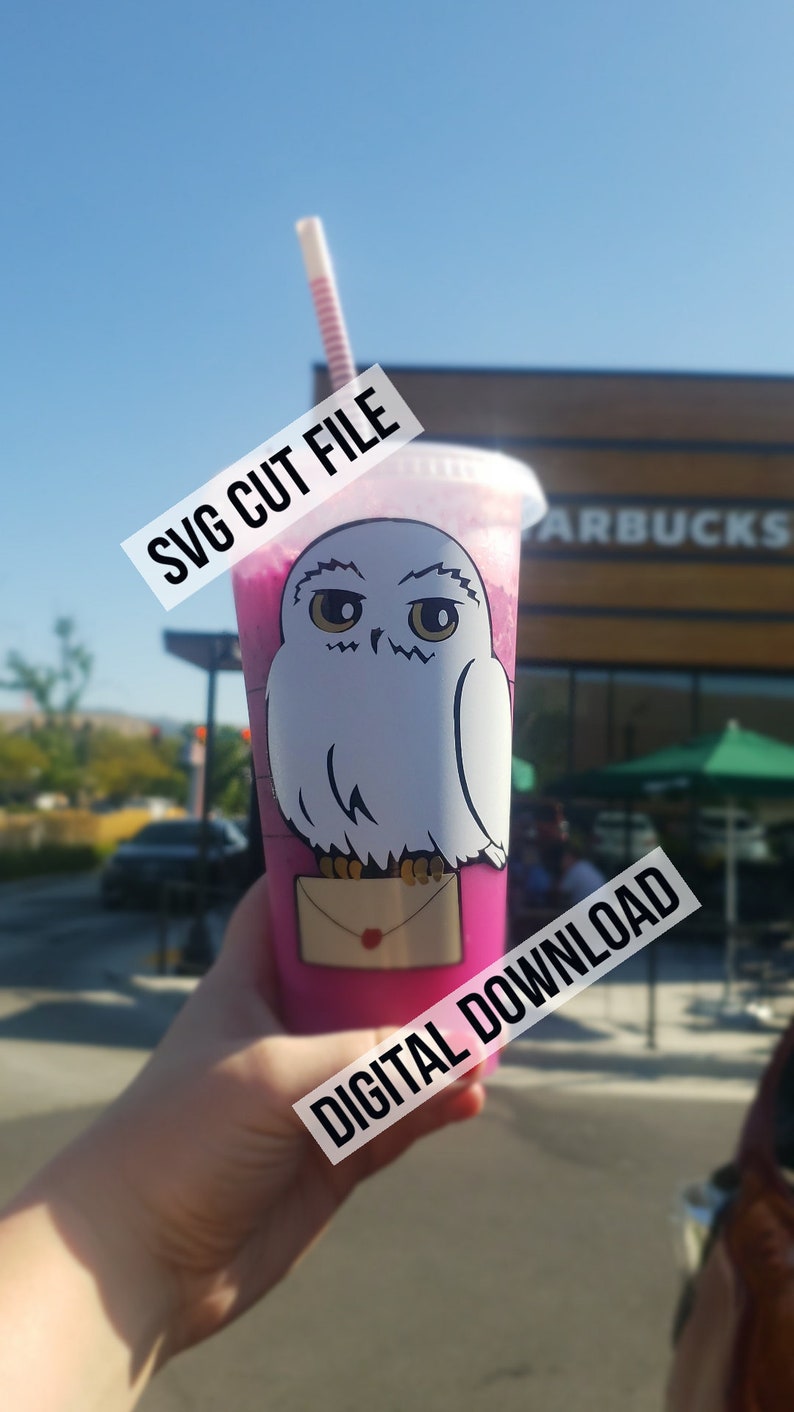 Download Starbucks coffee SVG cut file harry potter svg Hedwig svg ...