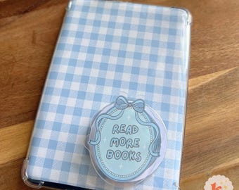 Read more books MagSafe Kindle Grip | Coquette aesthetic | Kindle Holder | Kindle Accessories | Phone Holder | Ereader accessories | bookish