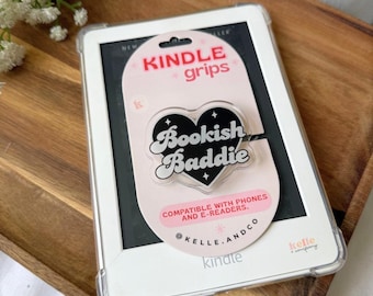 Bookish Baddie MagSafe Kindle Grip | Kindle  Holder | Kindle Case Accessories | Phone Holder | Ereader accessories | Bookish gifts for her